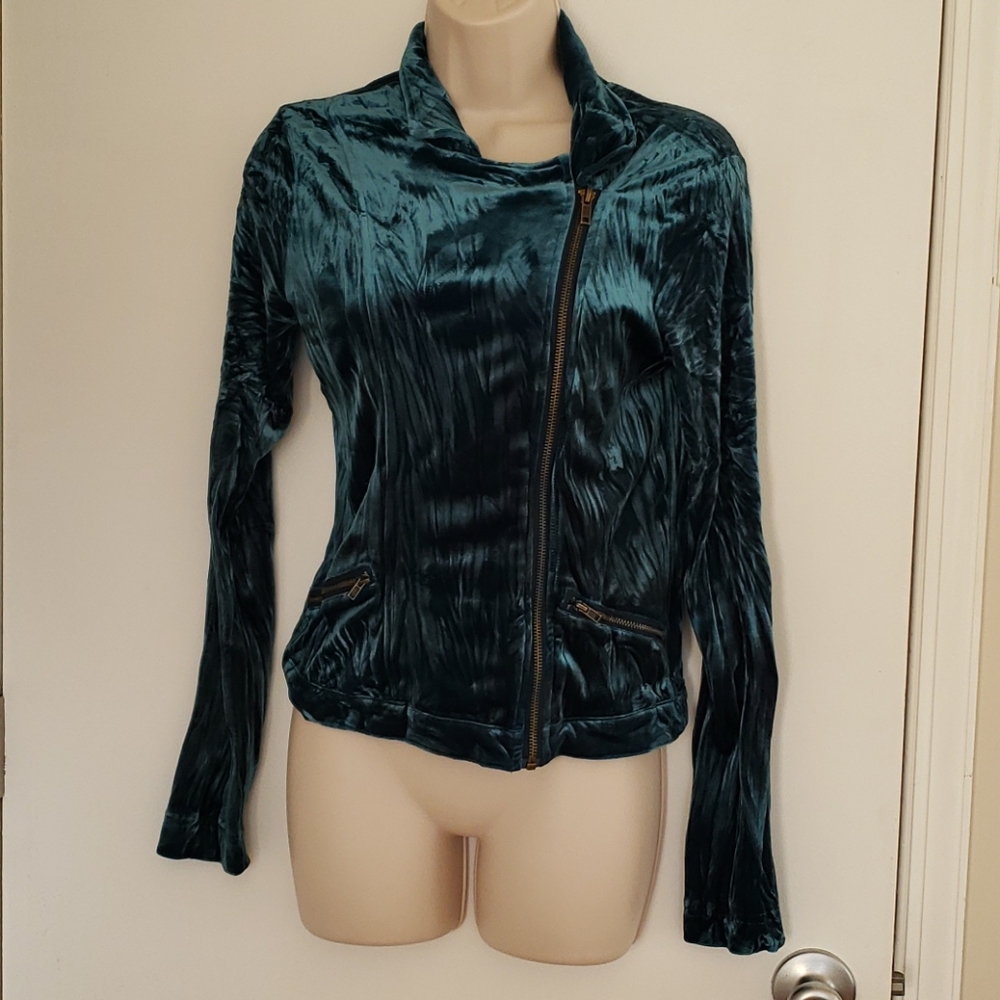 Mudd Velor Moto Jacket Size M